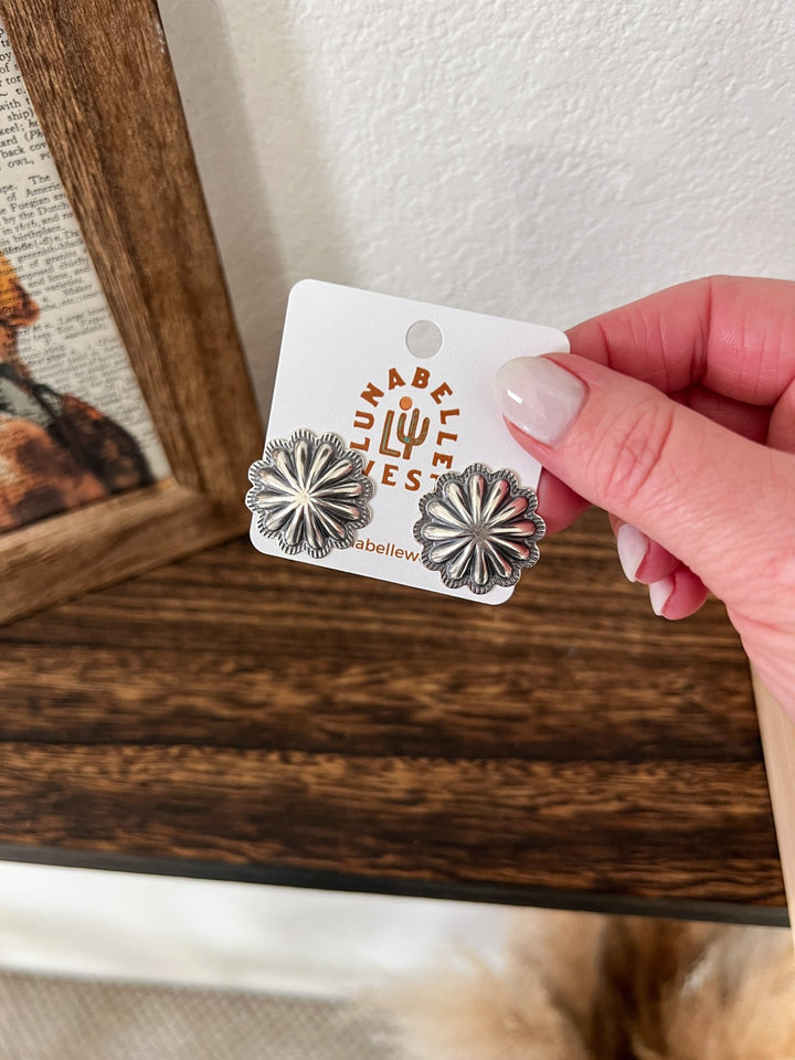 Jenna Sterling Silver Earrings - Lunabelle West