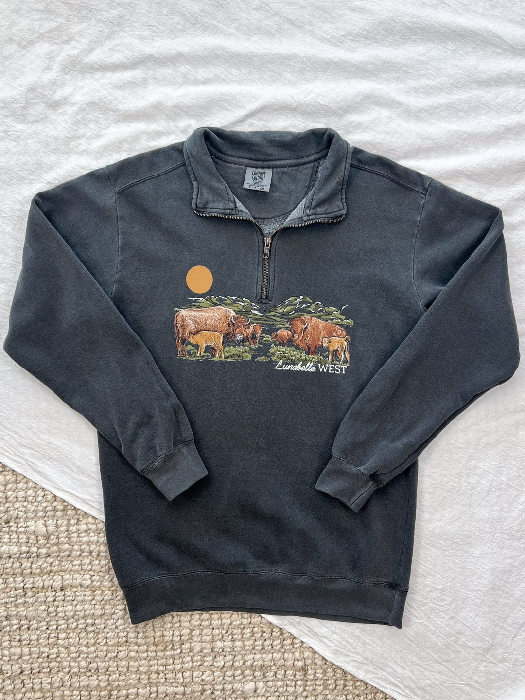 Where They Roam Quarter Zip - Lunabelle West