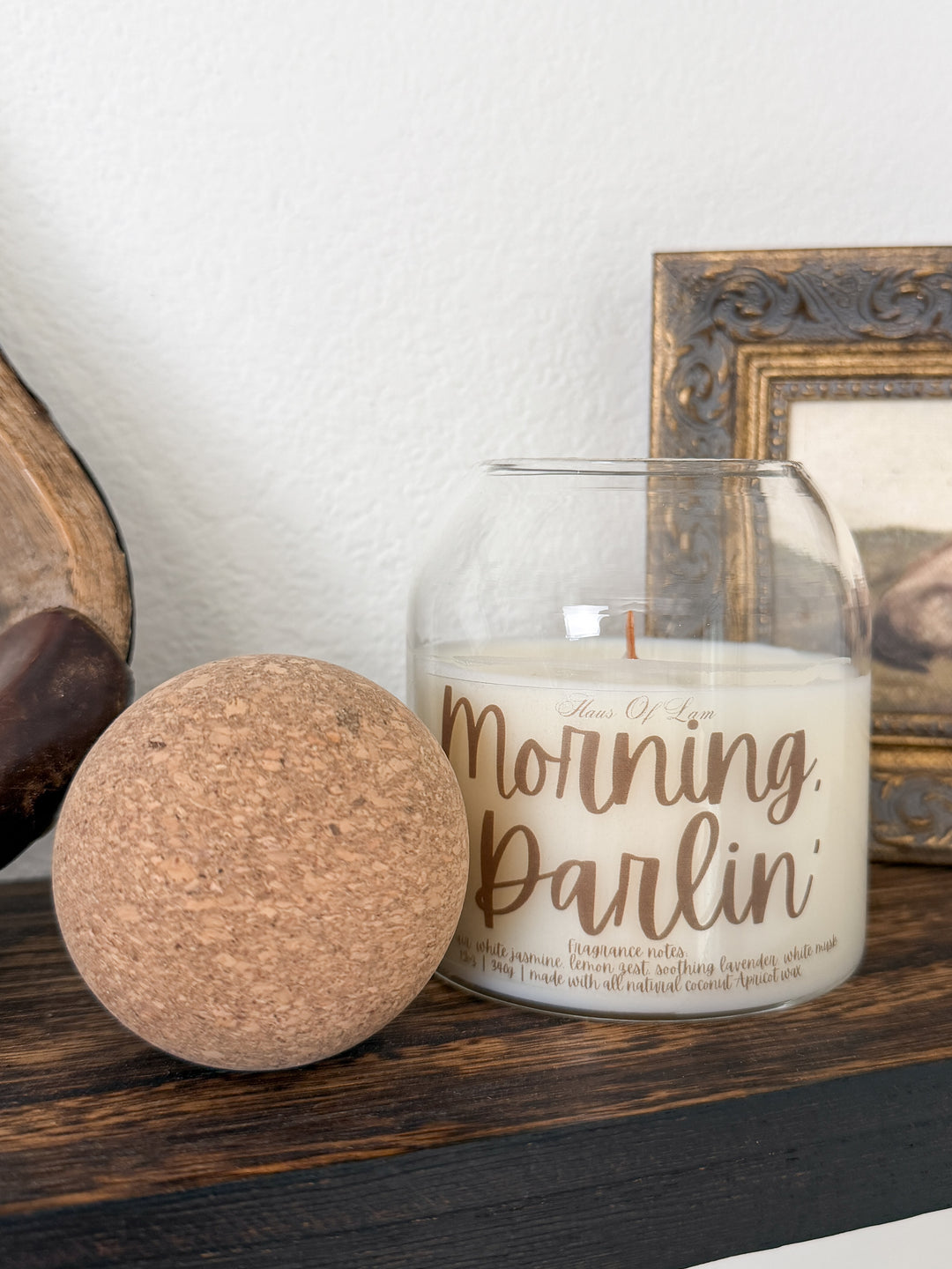 Morning, Darlin Wood Wick Candle