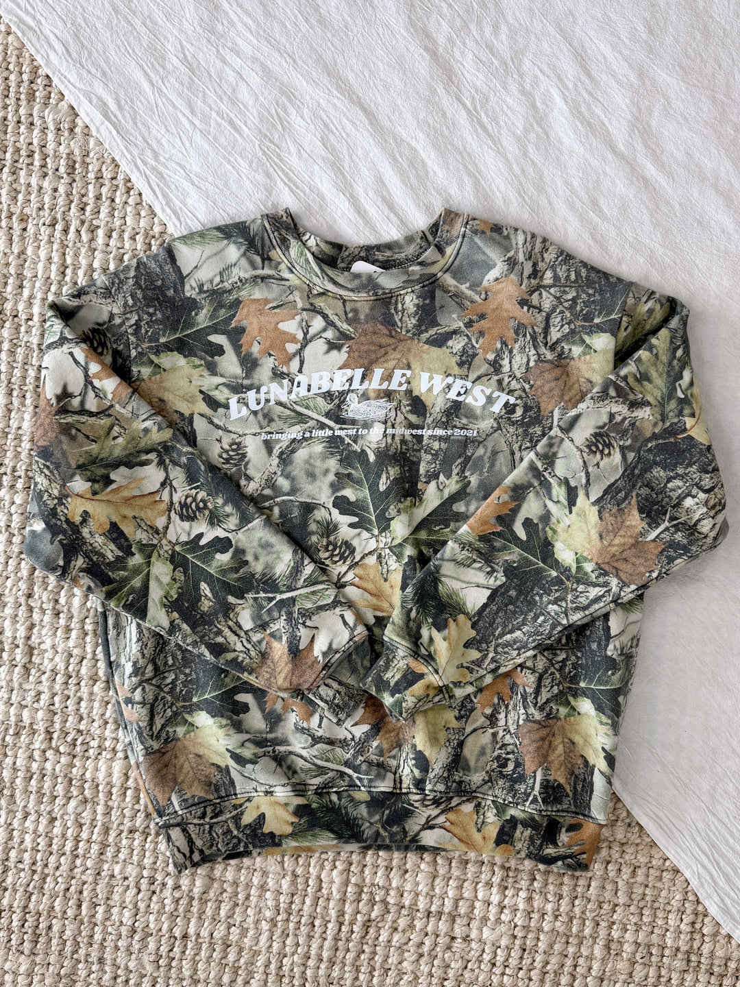 LW Duck Camo Crewneck