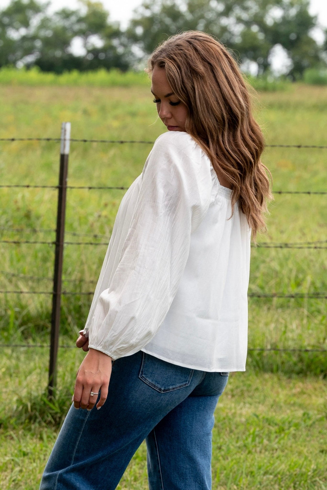 Able Woven Top - Lunabelle West