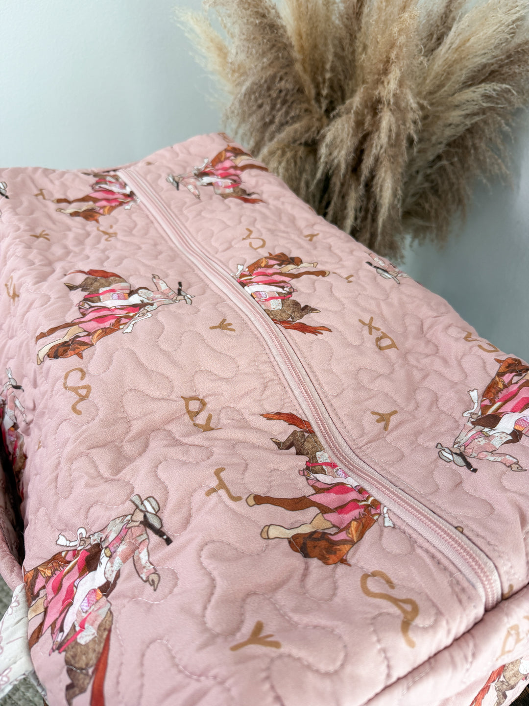 Calico Quilted Duffle Bag