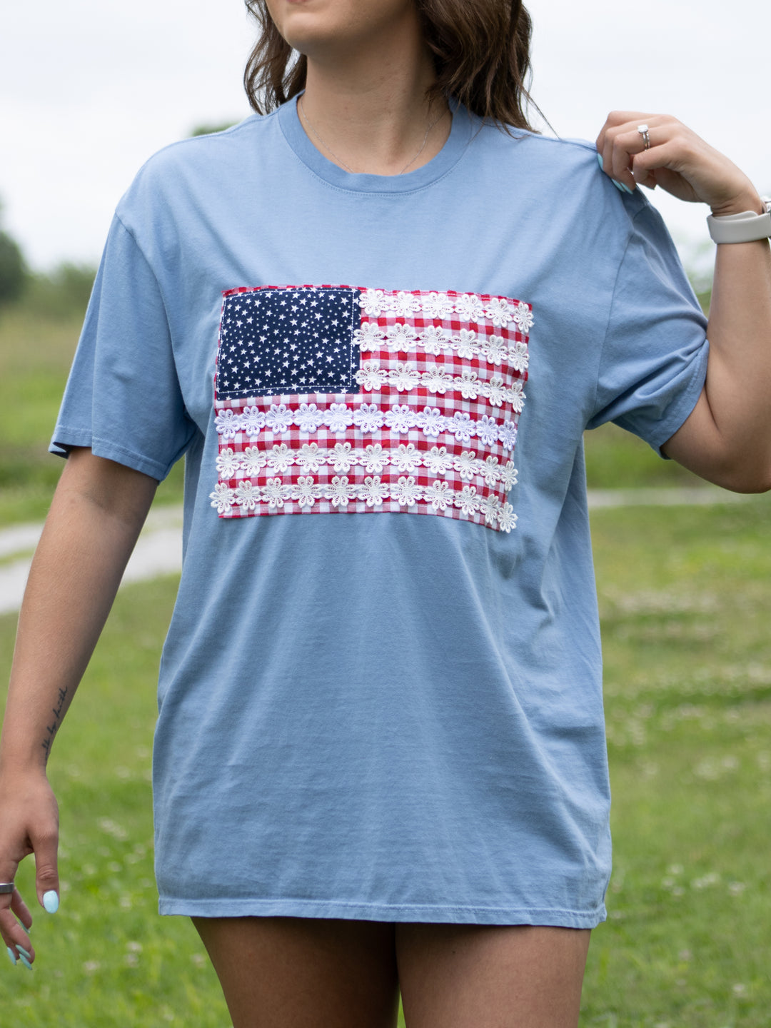 Star Spangled Applique Tee