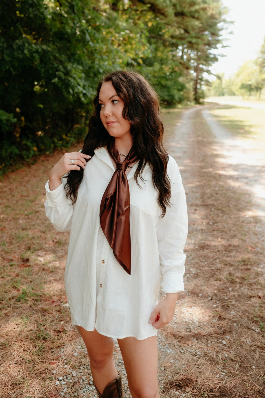Leighton Shirt Dress - Lunabelle West