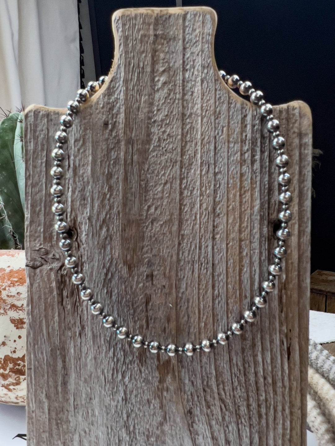 Bryson 14" Sterling Silver Necklace - Lunabelle West