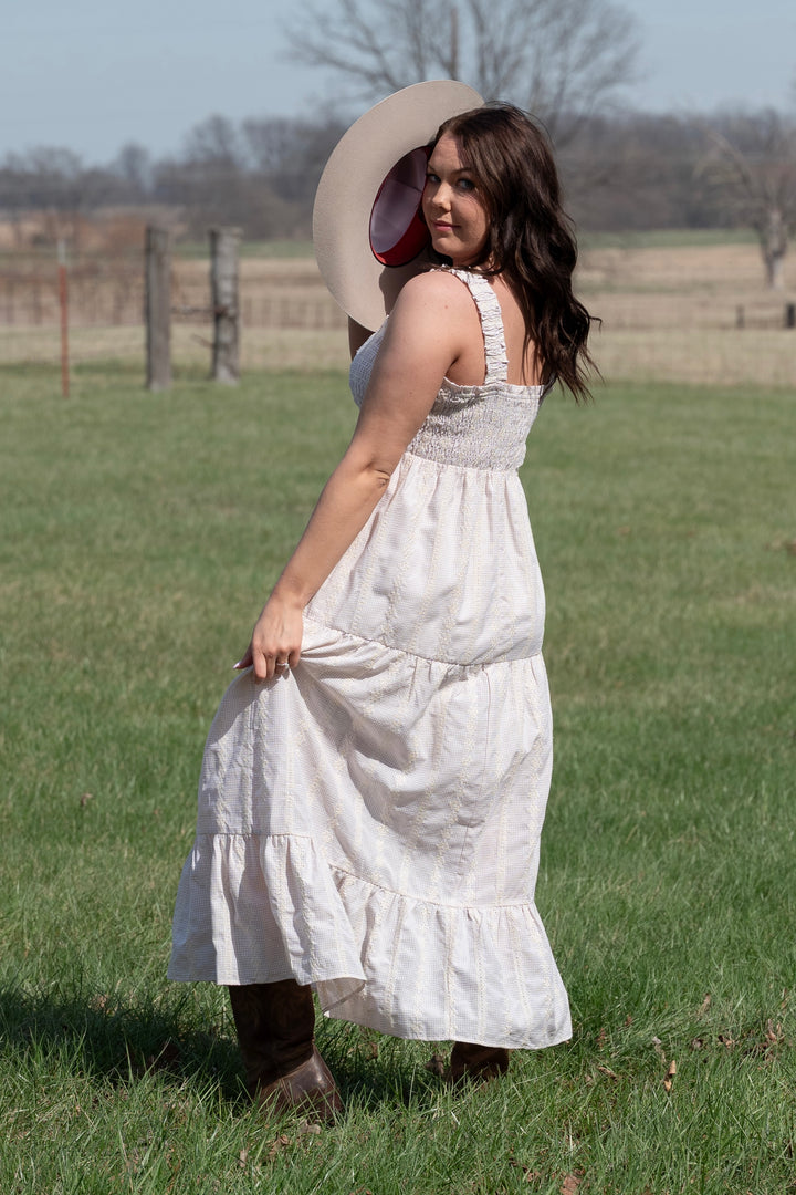 Laurel Gingham Maxi Dress