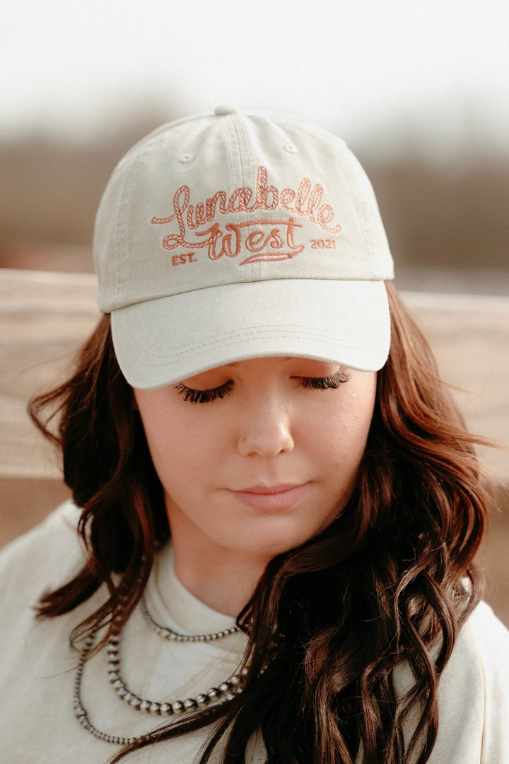 LW Logo Hat (Stone) - Lunabelle West