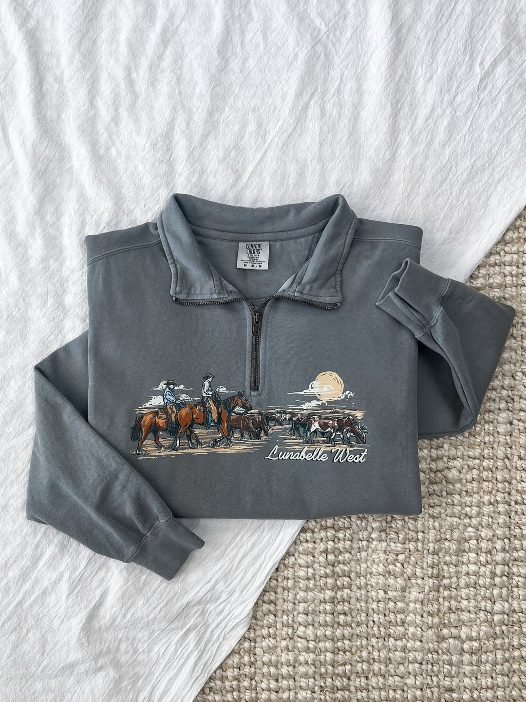 Roundup Quarter Zip - Lunabelle West