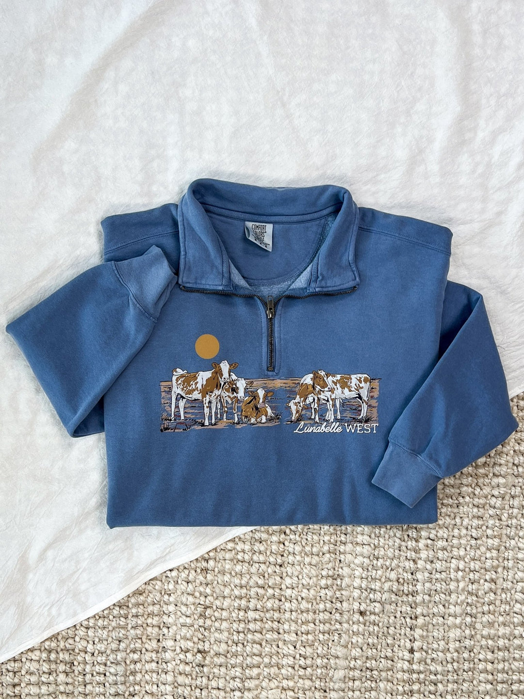 Miss Bessie Quarter Zip - Lunabelle West