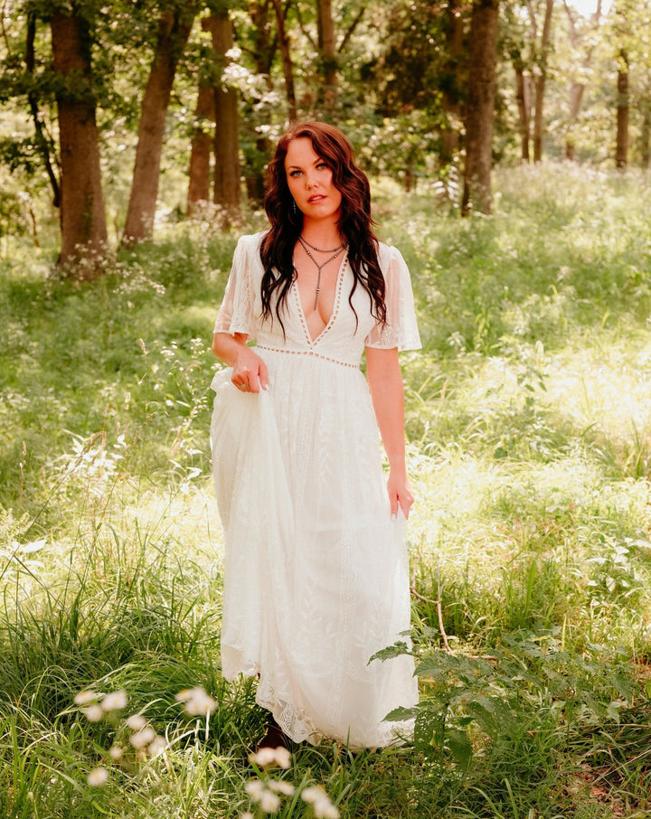 Somerset Eyelet Dress - Lunabelle West