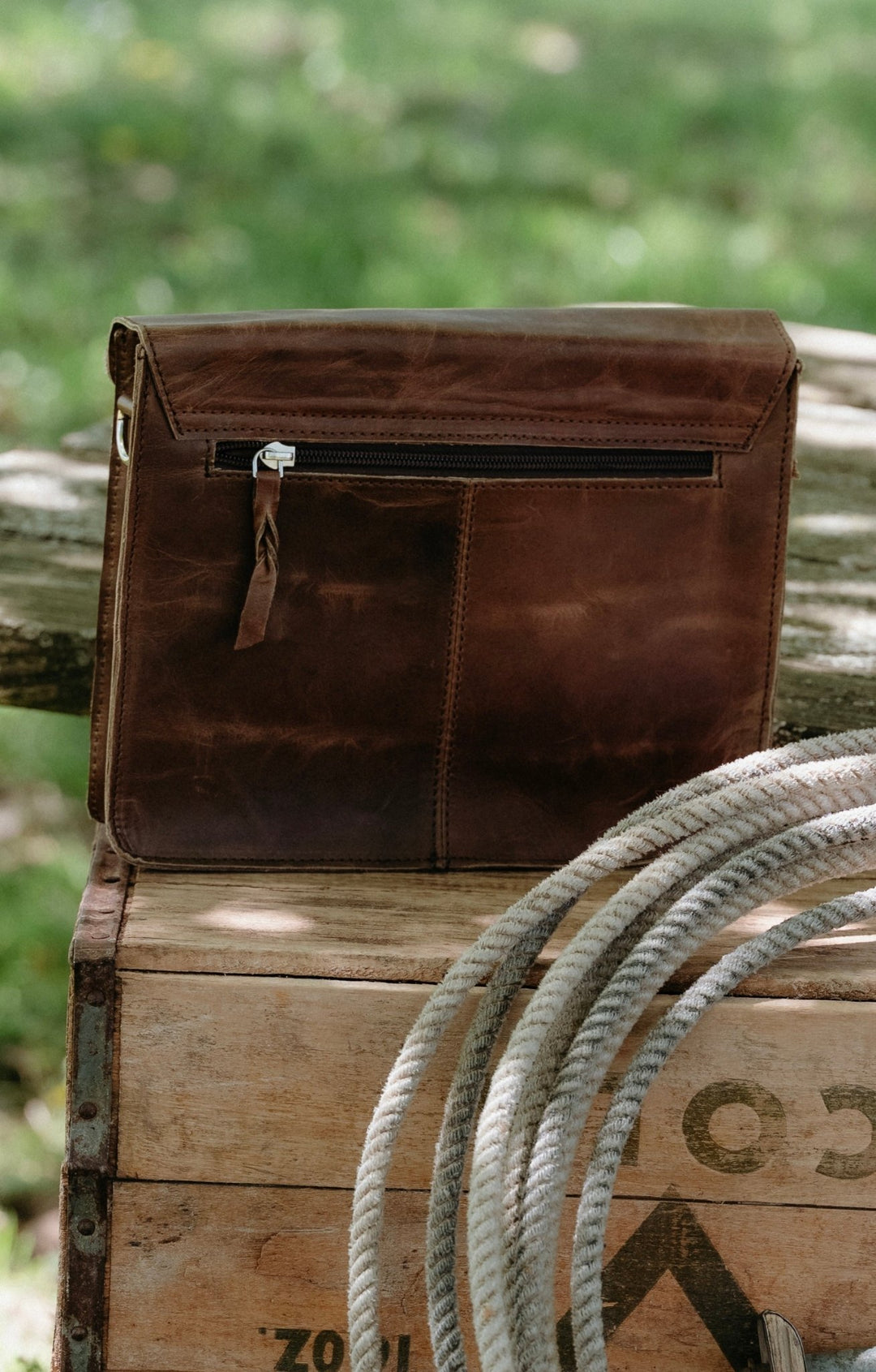 Kellen Leather Purse - Lunabelle West