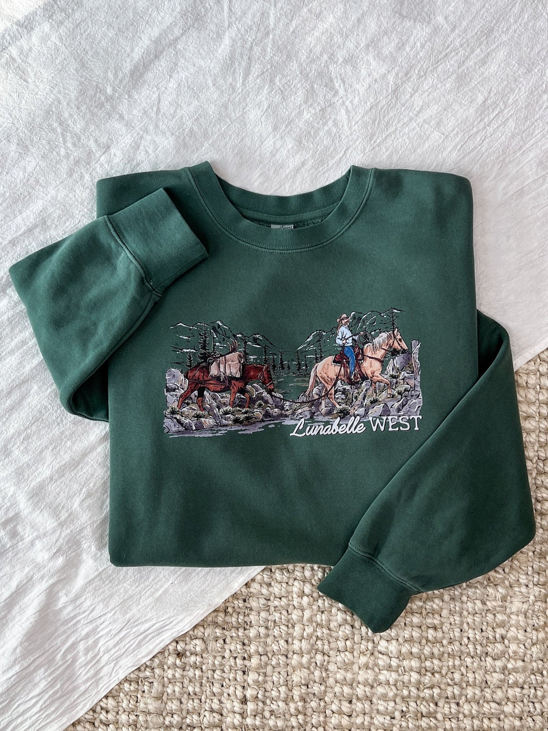 Mountain Trails Crewneck - Lunabelle West