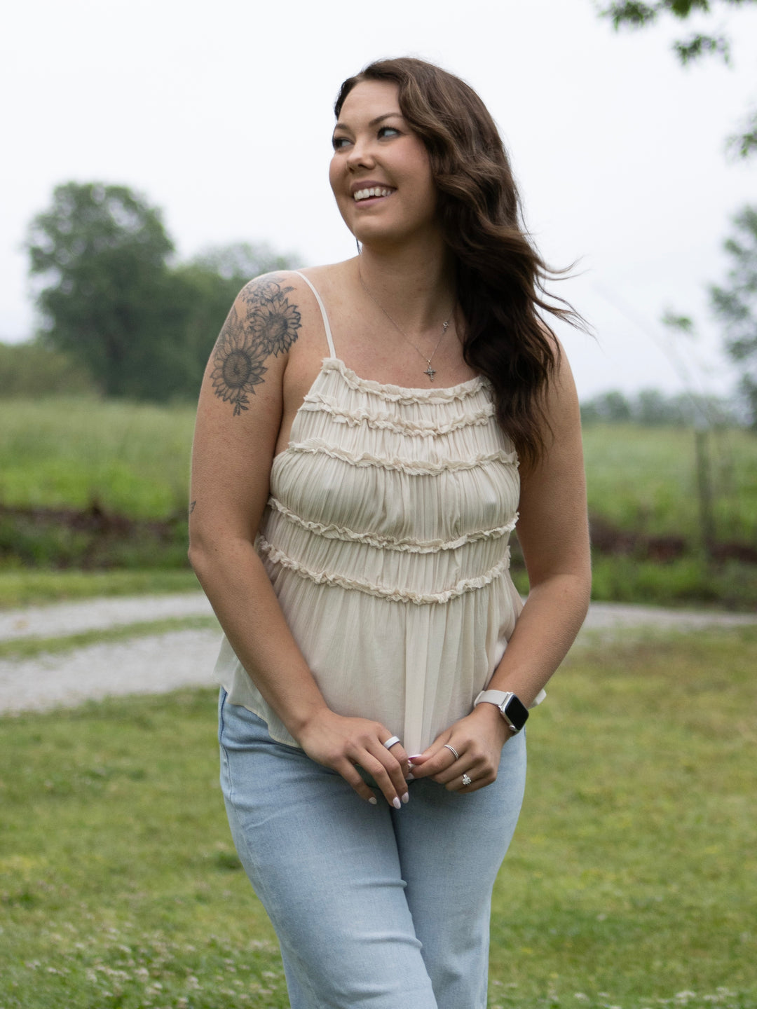 Cheyenne Gauzy Tank