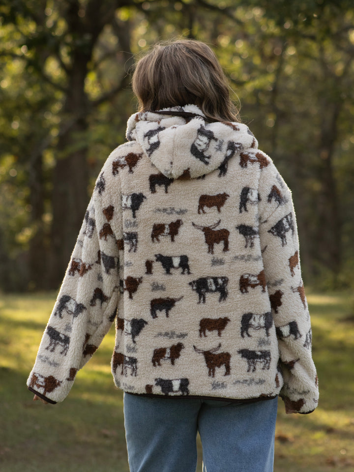 Cattle Country Sherpa Pullover