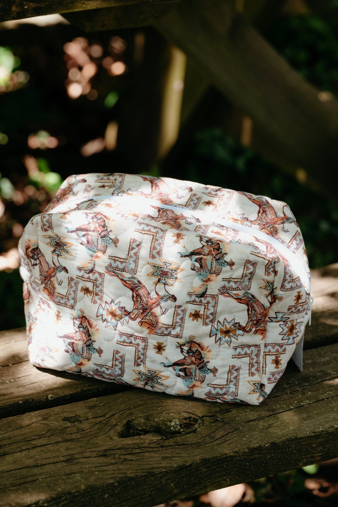 Silverton Quilted Makeup Bag - Lunabelle West