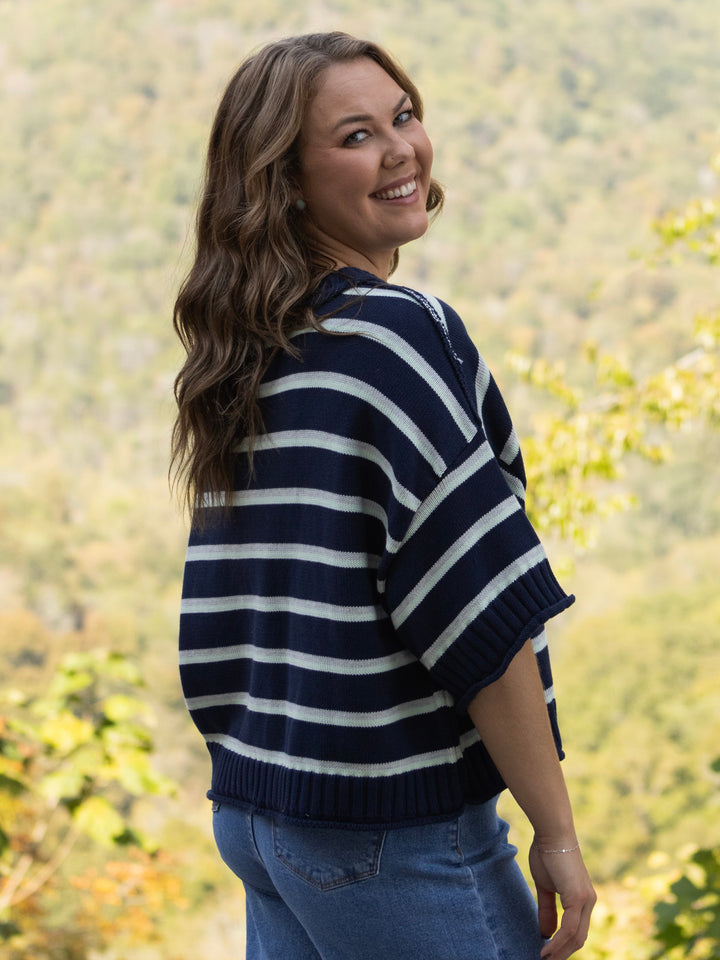 Hadley Striped Knit Top