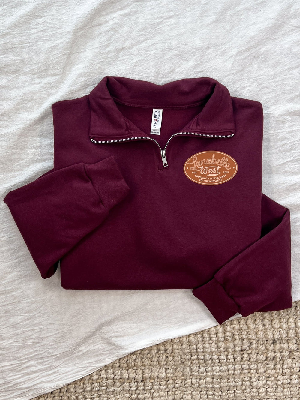 LW Logo Quarter Zip - Lunabelle West