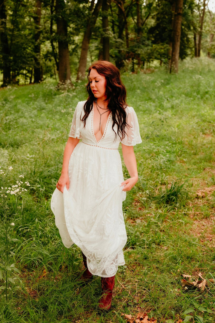 Somerset Eyelet Dress - Lunabelle West