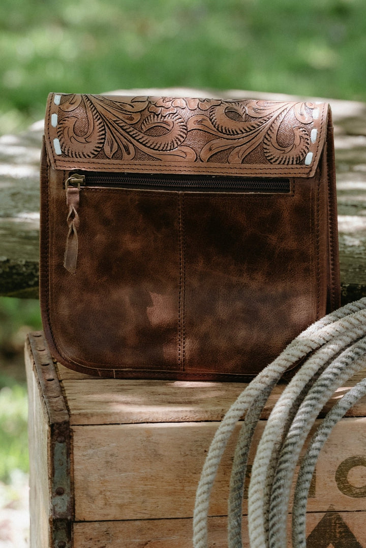 Tessa Leather Purse - Lunabelle West