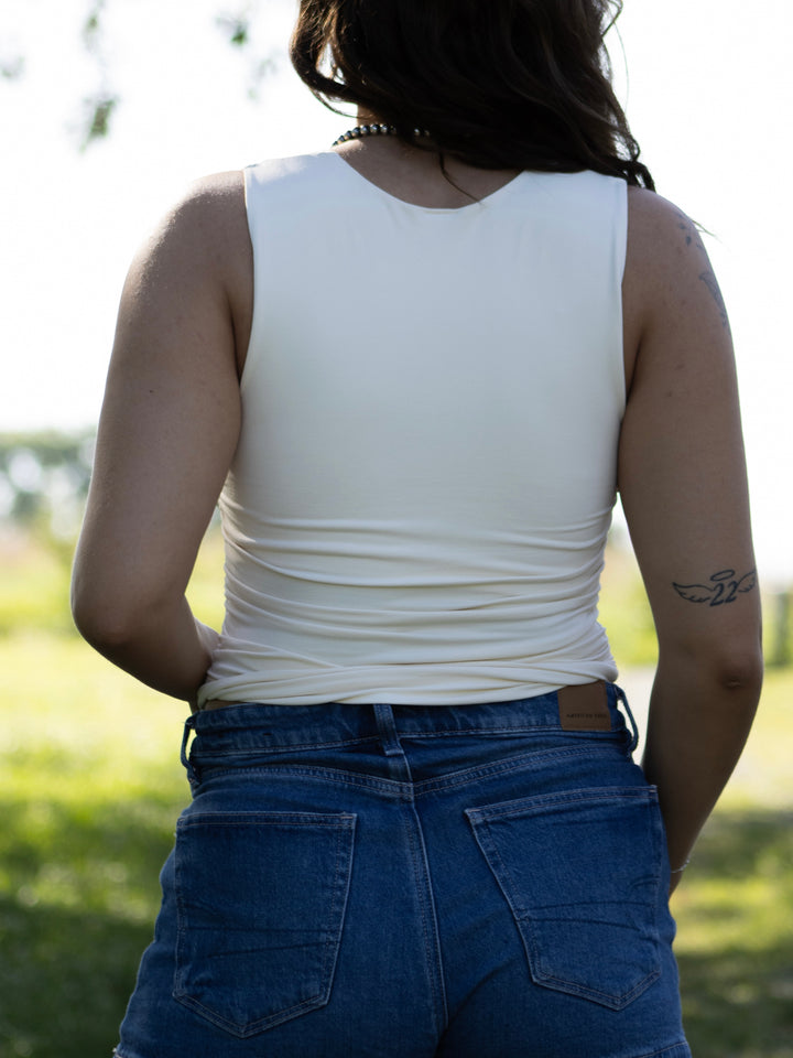 Remy Shirred Tank