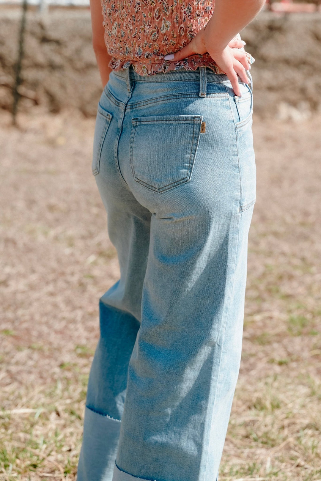 Helena Cuffed Jeans - Lunabelle West