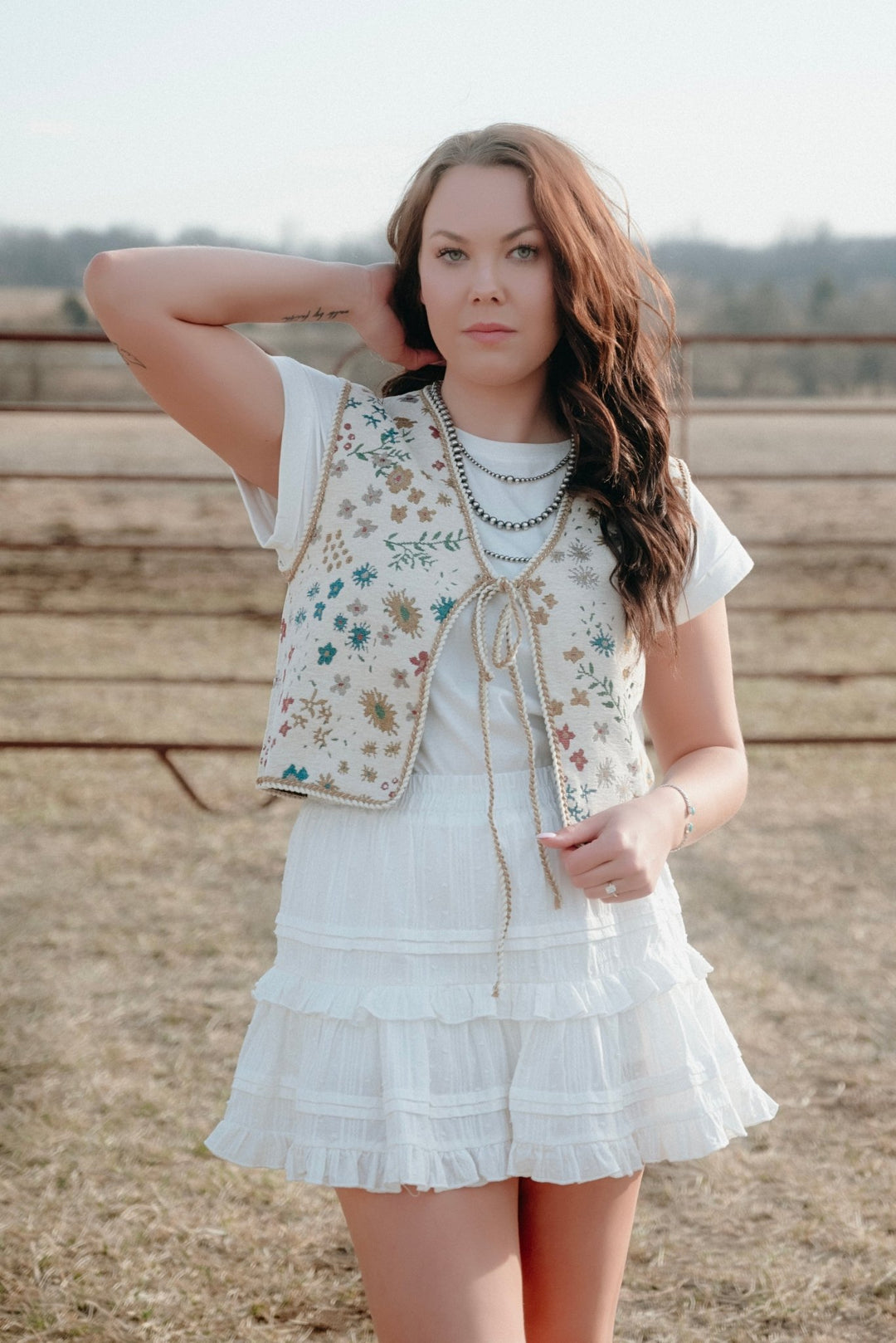 Hialeah Floral Vest - Lunabelle West