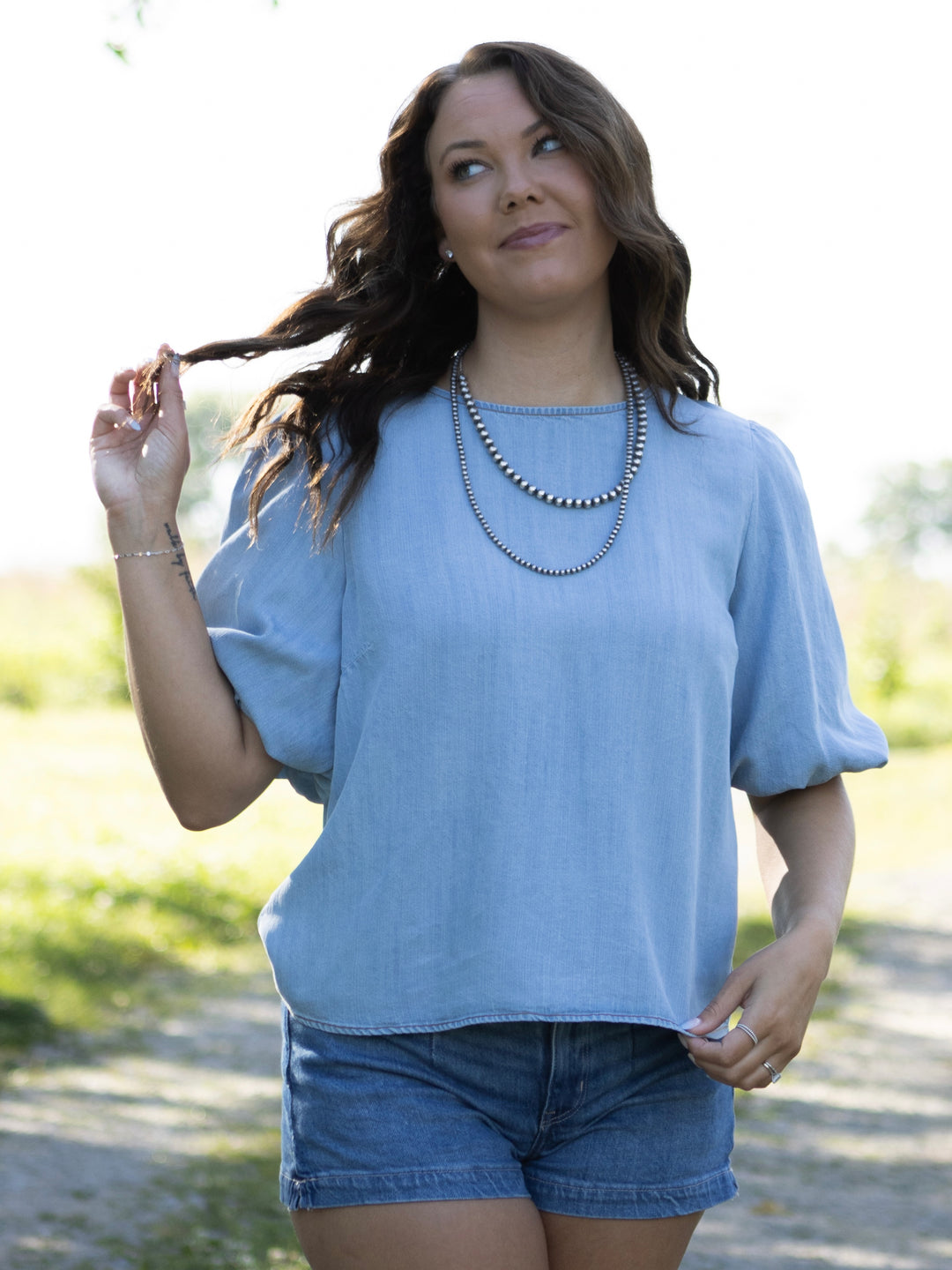 Lila Tie Back Top
