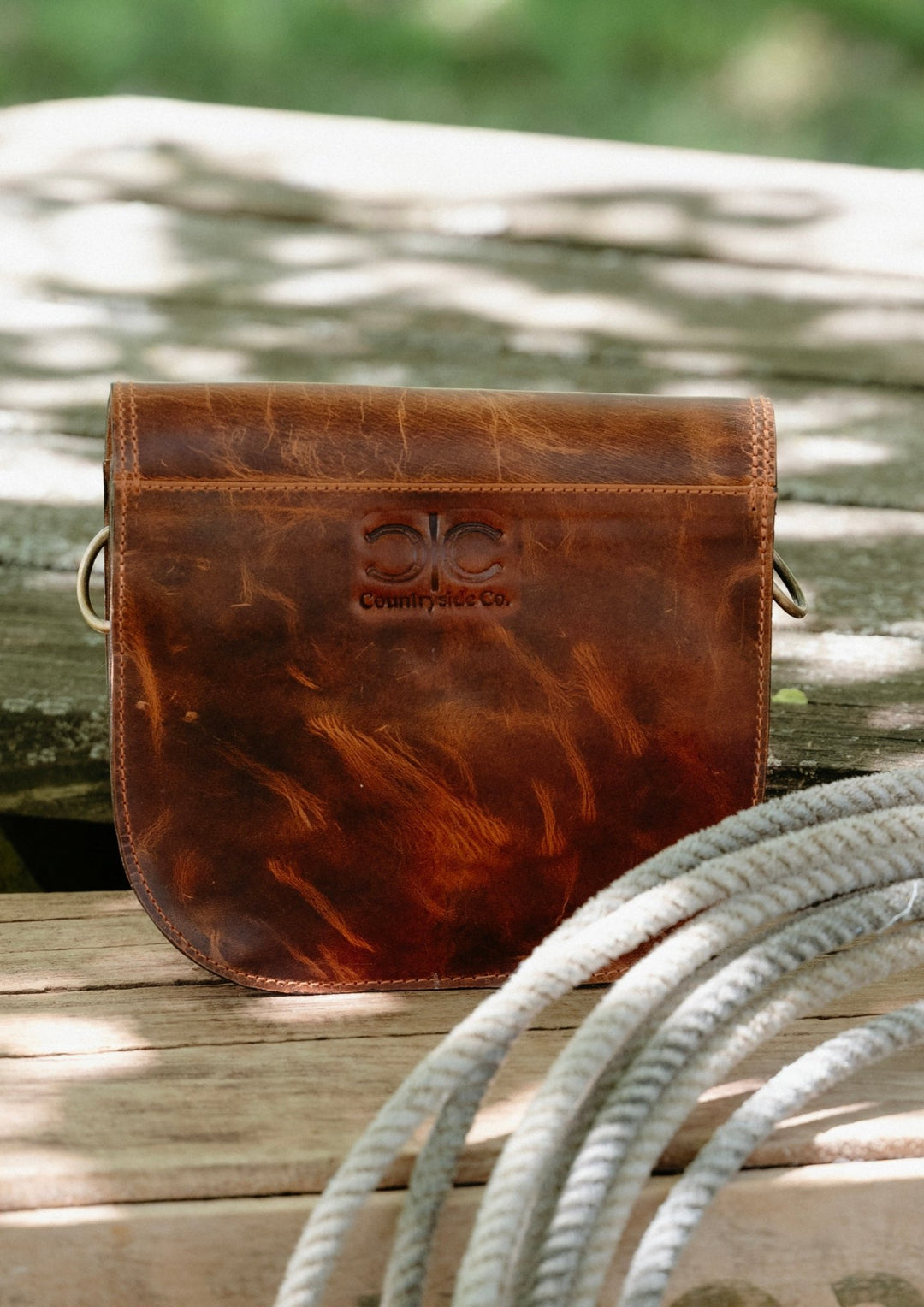 Jenison Leather Crossbody - Lunabelle West