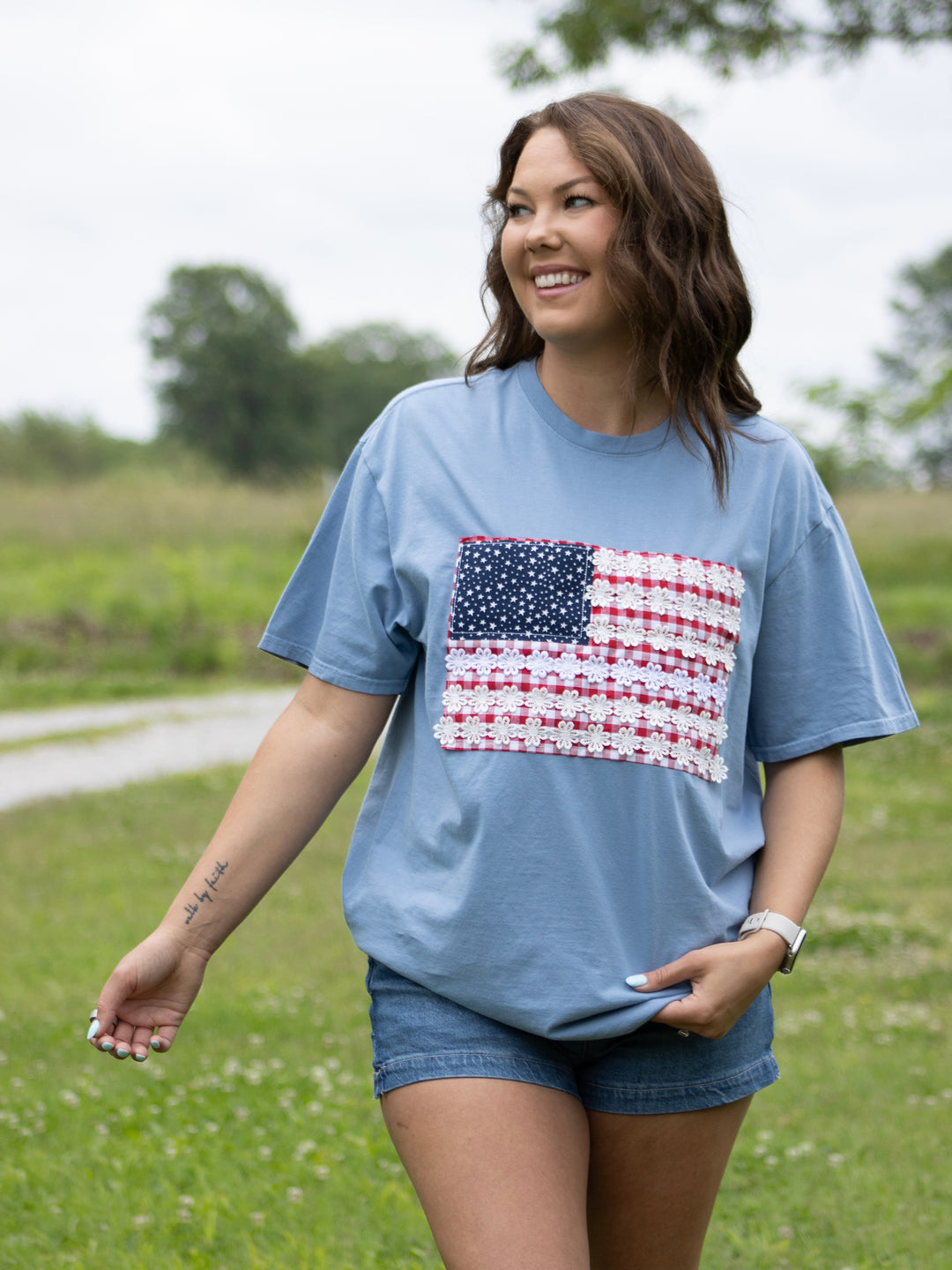 Star Spangled Applique Tee