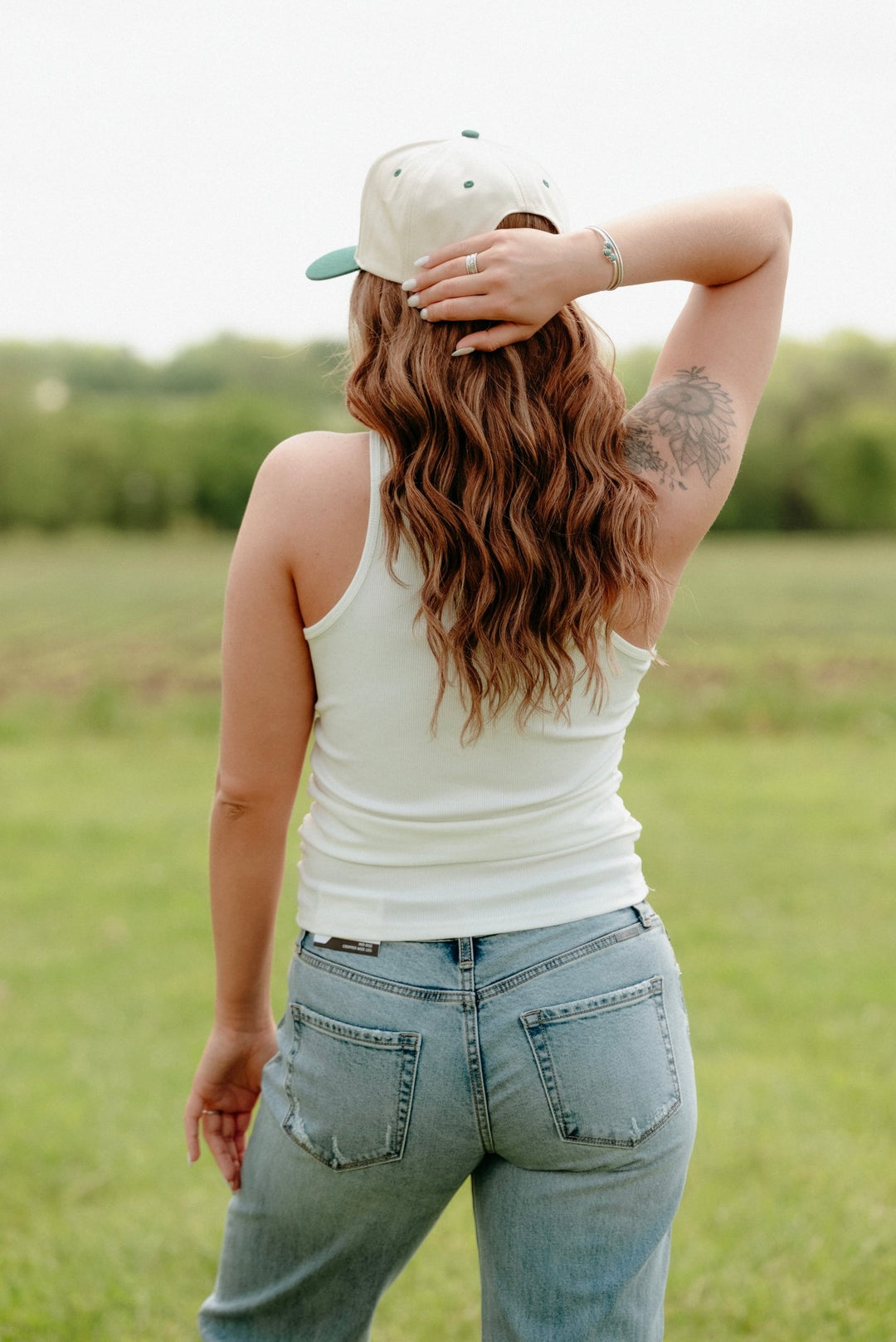 Rodeo Embroidered Tank - Lunabelle West