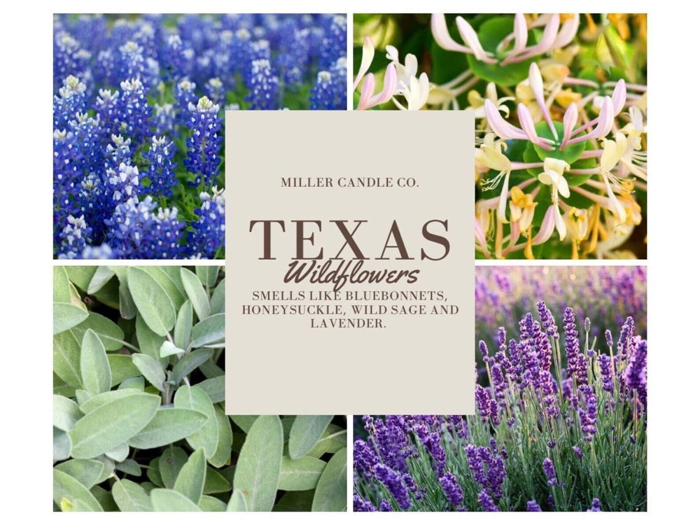Texas Wildflowers Candle - Lunabelle West
