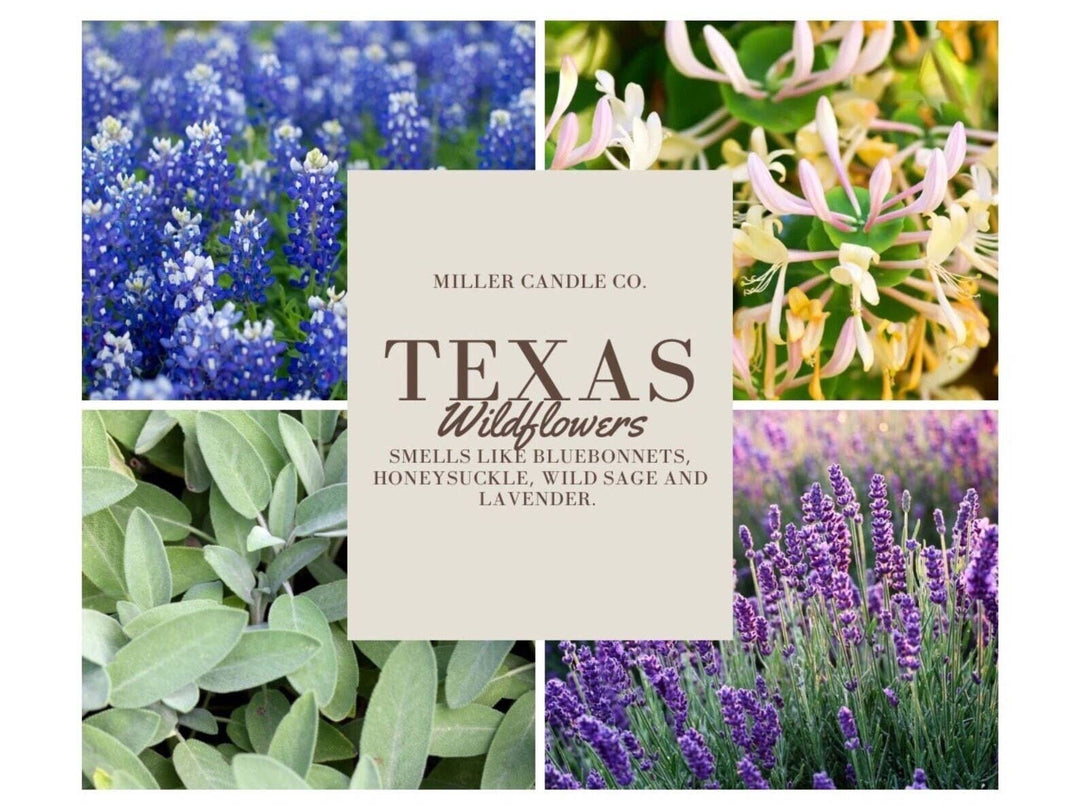 Texas Wildflowers Candle - Lunabelle West