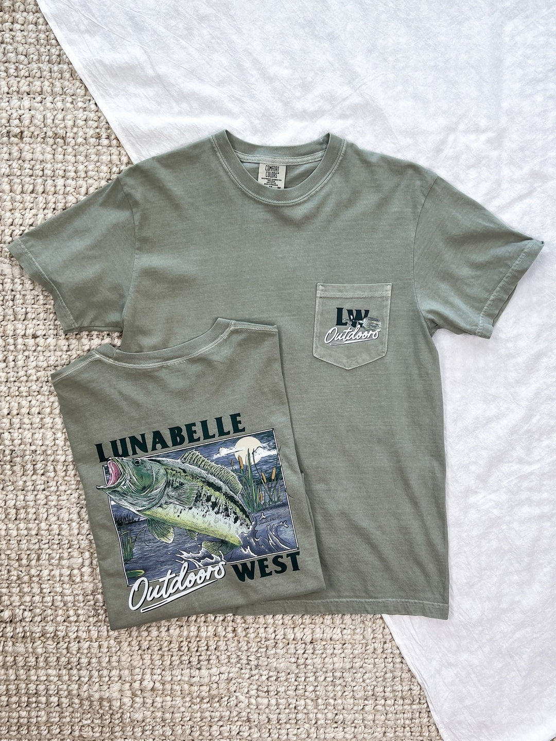 Big Bass Pocket Tee - Lunabelle West