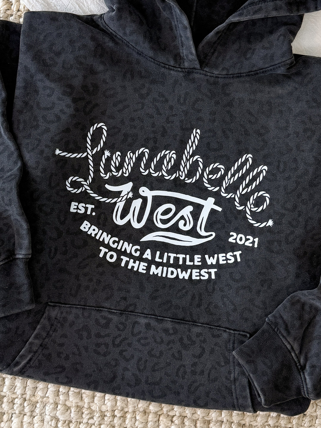 LW Logo Leopard Hoodie