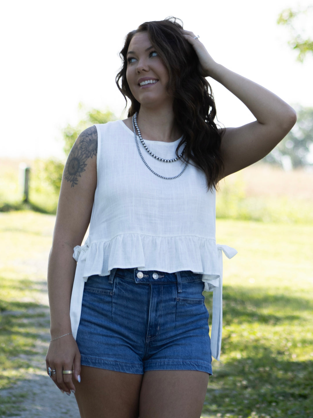 Sayer Ruffle Top