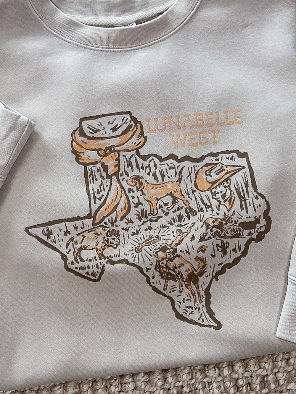 Texas Crewneck - Lunabelle West
