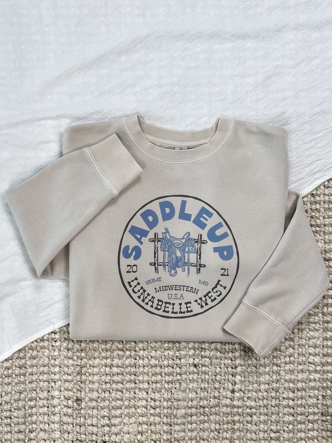 Saddle Up Crewneck - Lunabelle West
