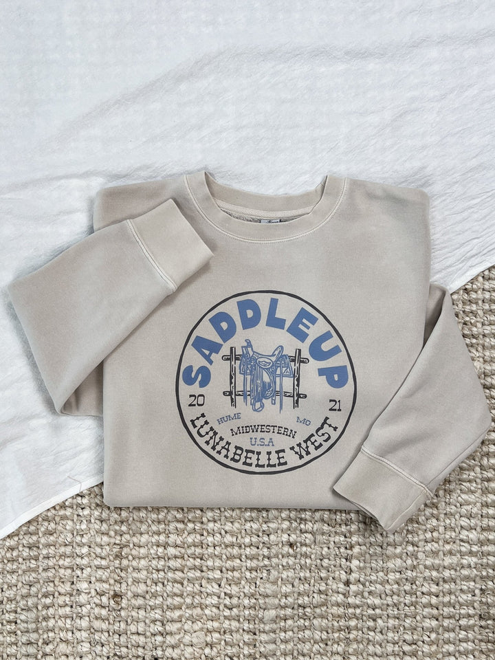 Saddle Up Crewneck - Lunabelle West
