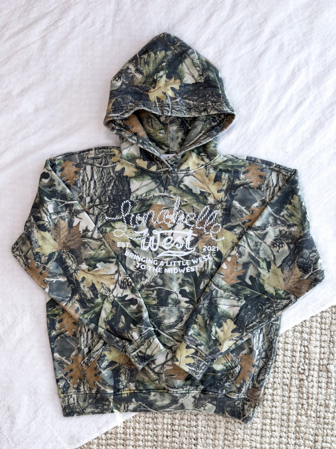 LW Logo Camo Hoodie - Lunabelle West
