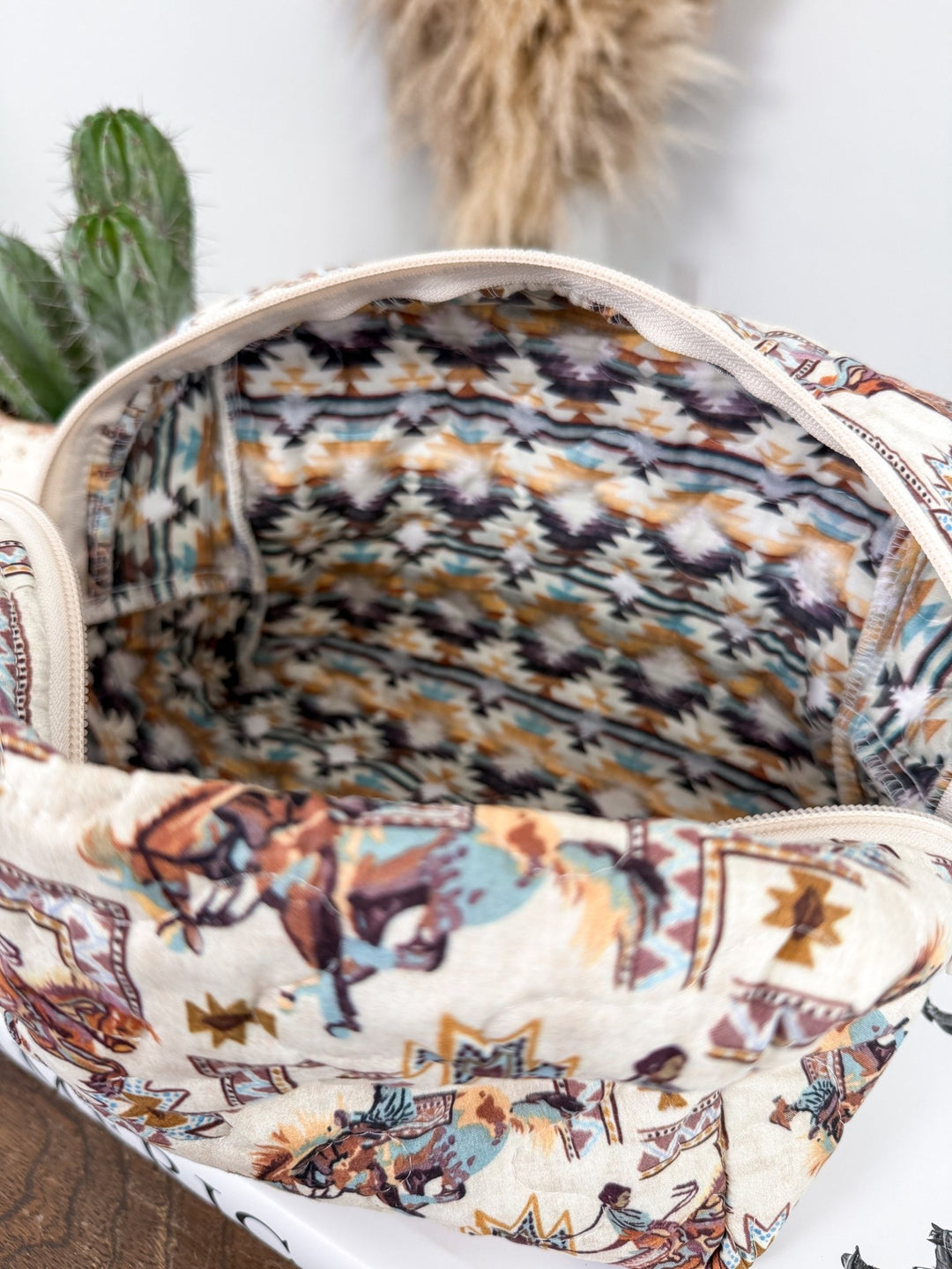 Silverton Quilted Makeup Bag - Lunabelle West