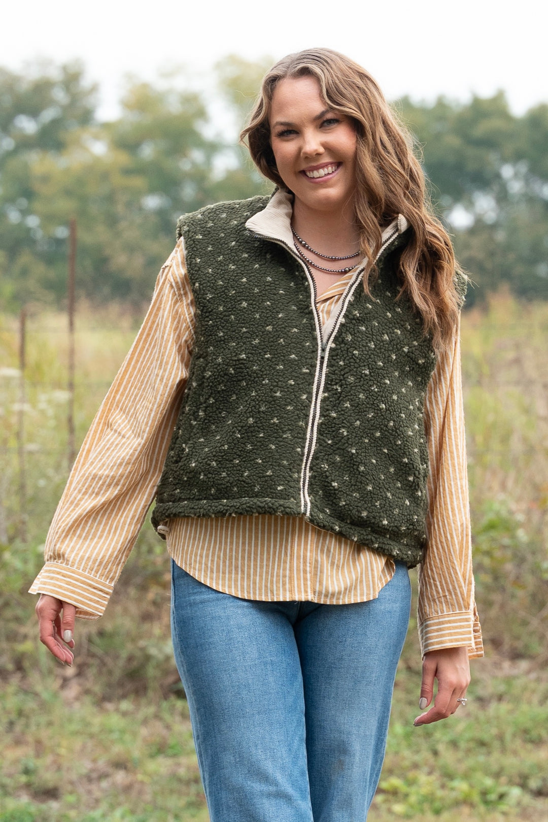 Caleb Sherpa Vest - Lunabelle West