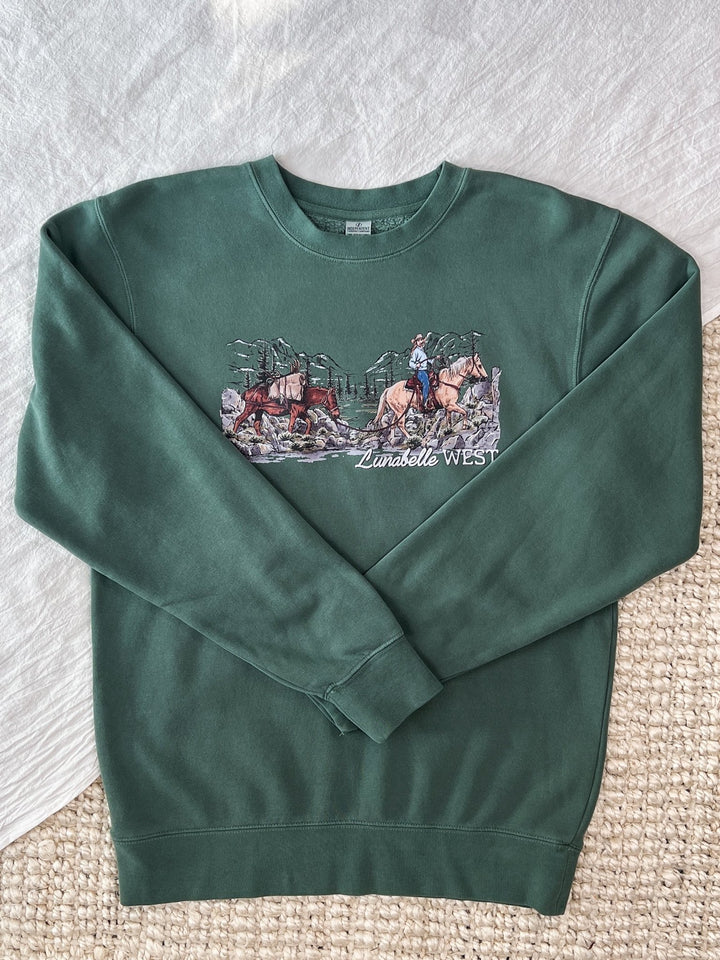 Mountain Trails Crewneck - Lunabelle West