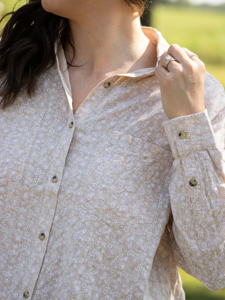 Harvest Paisley Button Down