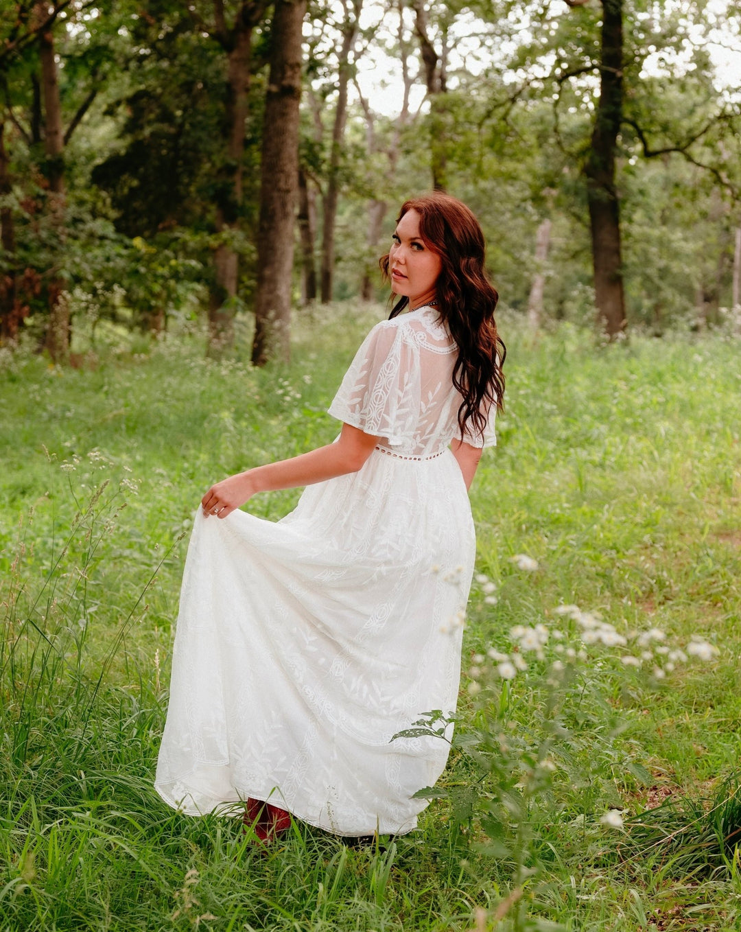 Somerset Eyelet Dress - Lunabelle West