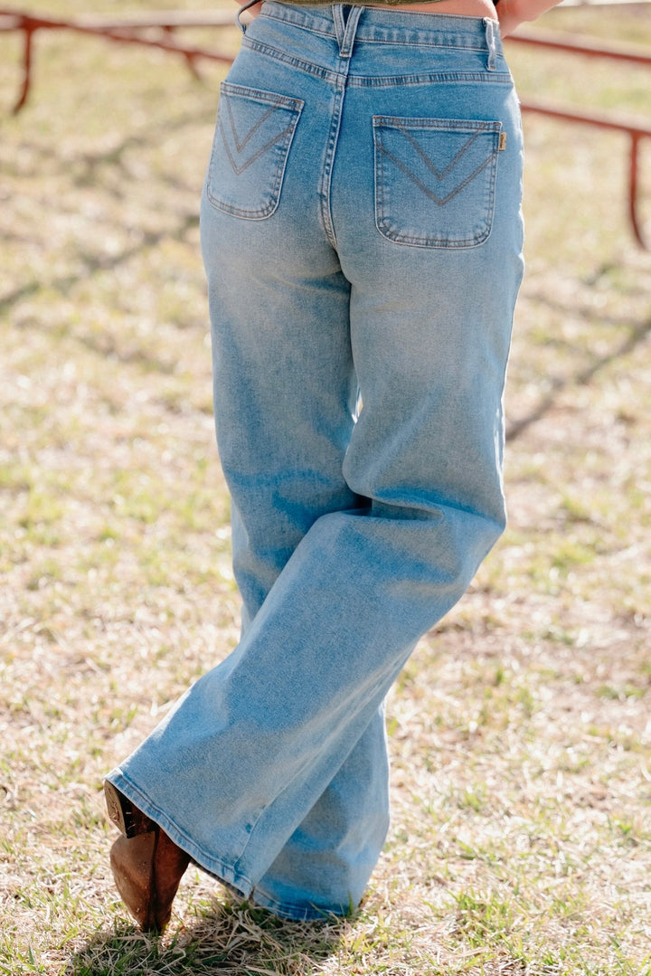 Lilah Wide Leg Jeans - Lunabelle West