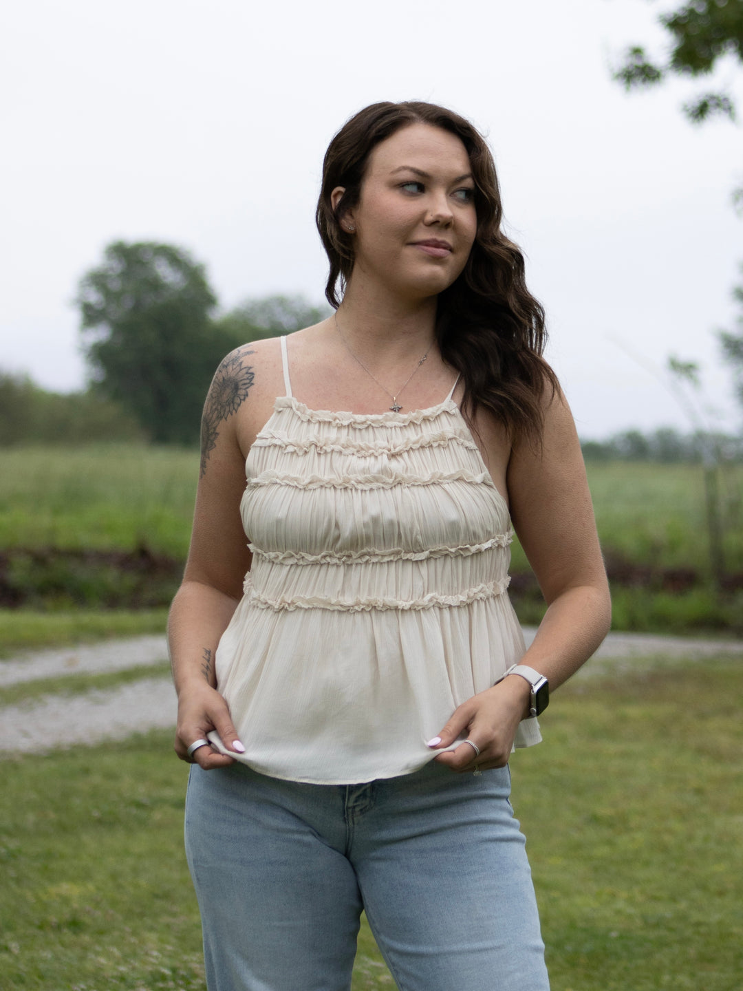 Cheyenne Gauzy Tank