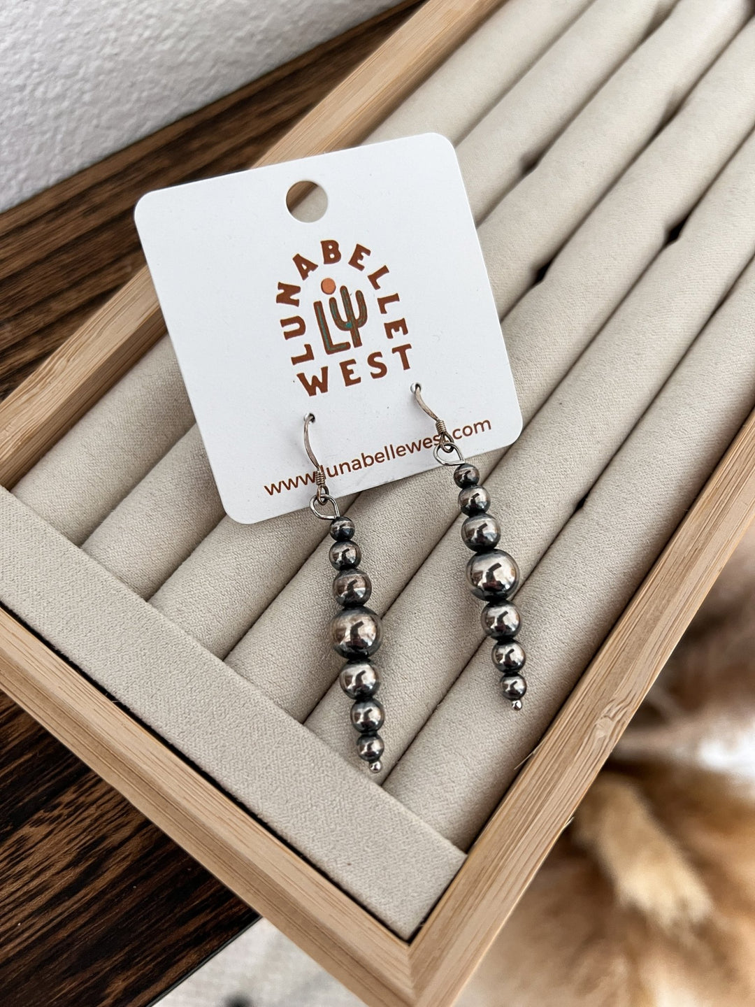 Cassidy Sterling Silver Earrings - Lunabelle West