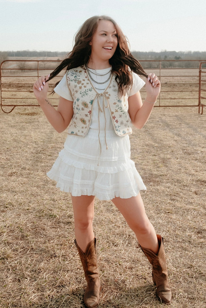 Hialeah Floral Vest - Lunabelle West