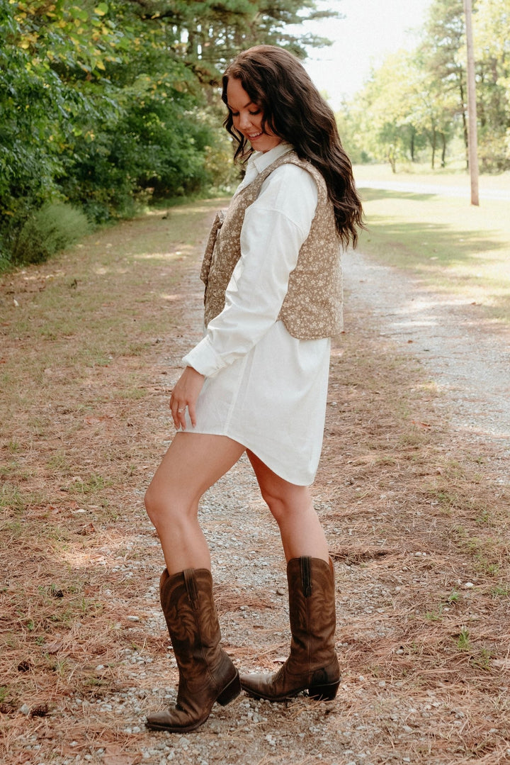 Leighton Shirt Dress - Lunabelle West
