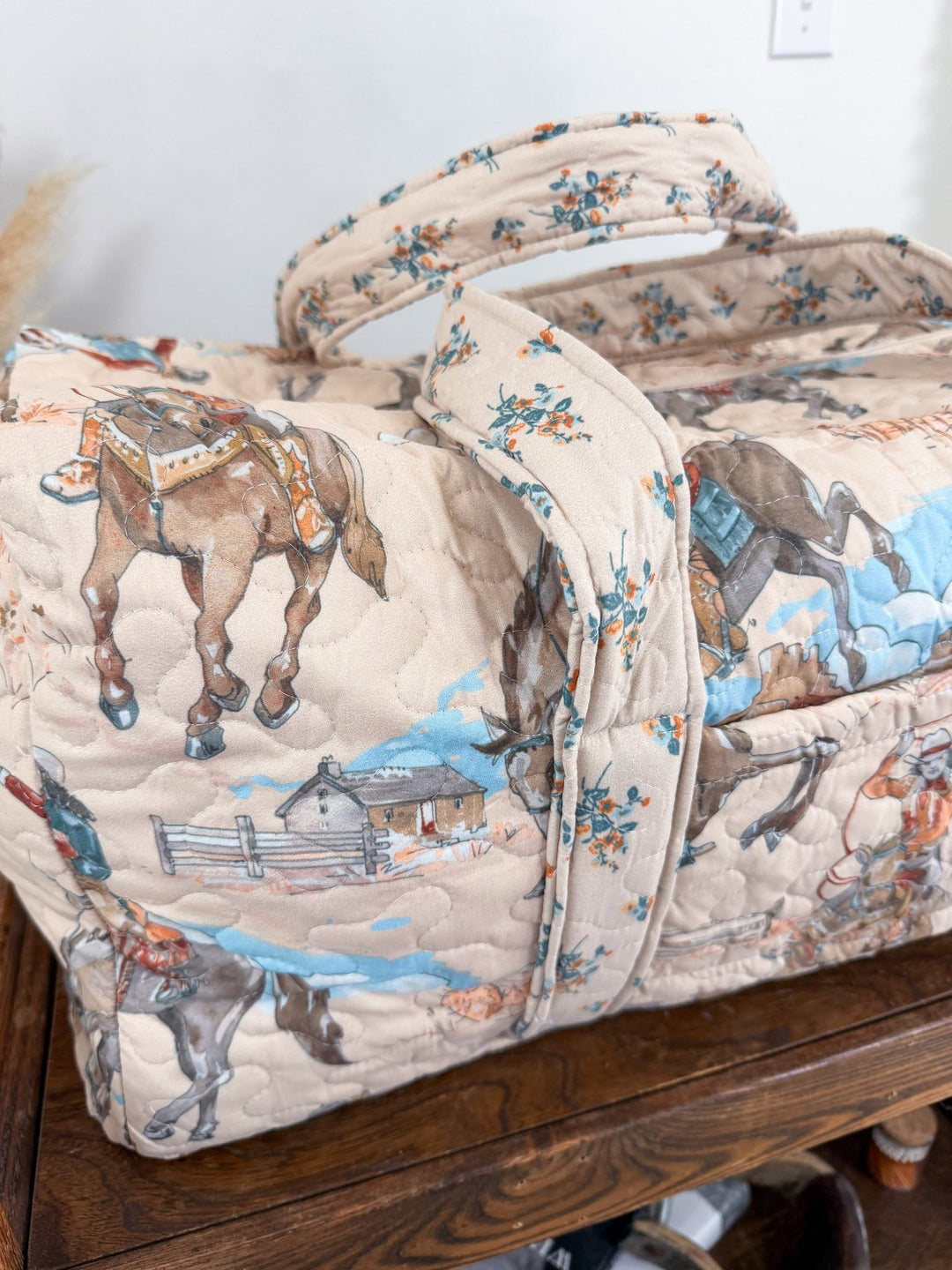 Laramie Quilted Duffel Bag - Lunabelle West